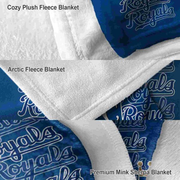 kansas city royals fan pride royal blue blanket premium grade