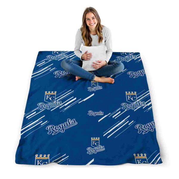kansas city royals fan spirit royal blue blanket high quality