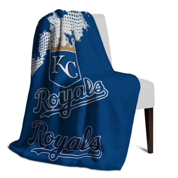 kansas city royals grunge texture royal blue blanket top rated