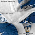 kansas city royals paint streaks royal blue white blanket best selling