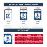 kansas city royals splatter effect royal blue blanket trendy