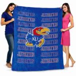 kansas jayhawks fan pride blue blanket best selling