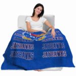 kansas jayhawks fan pride blue blanket best selling