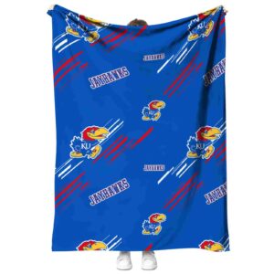 kansas jayhawks fan spirit blue blanket best selling