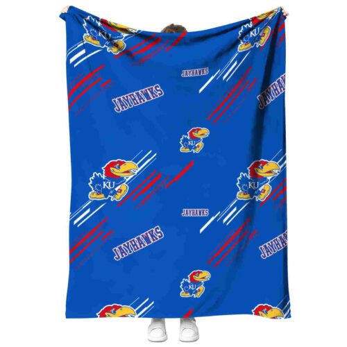 kansas jayhawks fan spirit blue blanket best selling