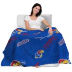 kansas jayhawks fan spirit blue blanket best selling