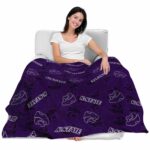 kansas state wildcats diehard fans purple blanket best selling