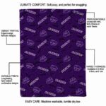 kansas state wildcats diehard fans purple blanket best selling