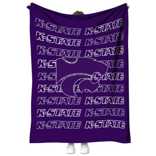 kansas state wildcats fan pride purple blanket best selling