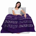 kansas state wildcats fan pride purple blanket best selling