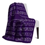 kansas state wildcats fan pride purple blanket best selling