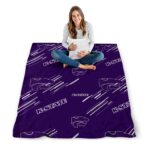kansas state wildcats fan spirit purple blanket best selling