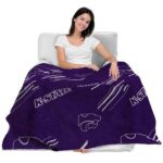 kansas state wildcats fan spirit purple blanket best selling