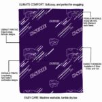 kansas state wildcats fan spirit purple blanket best selling