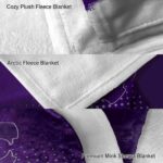 kansas state wildcats gradient dots purple blanket best selling