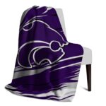 kansas state wildcats paint streaks purple white blanket best selling