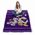 kansas state wildcats three musketeers purple blanket best selling