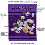 kansas state wildcats three musketeers purple blanket best selling