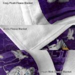 kansas state wildcats three musketeers purple blanket best selling