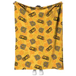 kennesaw state owls diehard fans gold blanket best selling