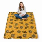 kennesaw state owls diehard fans gold blanket best selling