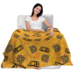 kennesaw state owls diehard fans gold blanket best selling