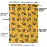 kennesaw state owls diehard fans gold blanket best selling