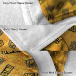 kennesaw state owls diehard fans gold blanket best selling