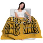 kennesaw state owls fan pride gold blanket best selling