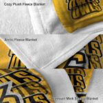 kennesaw state owls fan pride gold blanket best selling