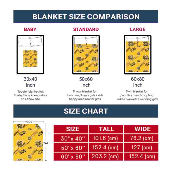 kennesaw state owls fan spirit gold blanket trendy