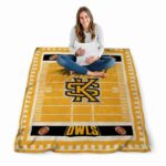 kennesaw state owls football field gold blanket high quality