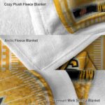 kennesaw state owls football field gold blanket premium grade