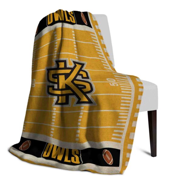 kennesaw state owls football field gold blanket top rated