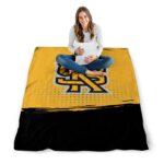 kennesaw state owls gradient dots gold blanket best selling