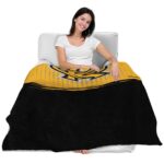 kennesaw state owls gradient dots gold blanket best selling