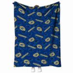 kent state golden flashes diehard fans navy blue blanket best selling