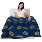 kent state golden flashes diehard fans navy blue blanket best selling