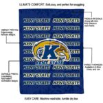 kent state golden flashes fan pride navy blue blanket best selling