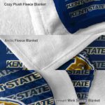 kent state golden flashes fan pride navy blue blanket best selling
