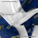 kent state golden flashes fan spirit navy blue blanket best selling