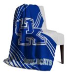 kentucky wildcats diagonal stripes blue blanket top rated