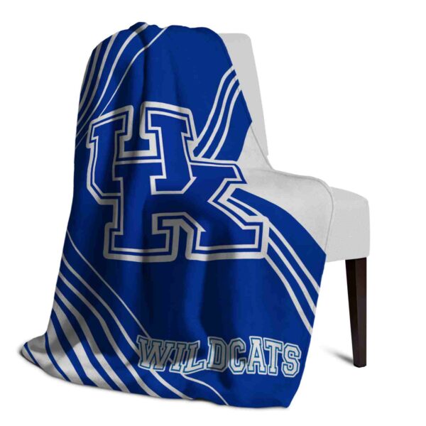 kentucky wildcats diagonal stripes blue blanket top rated