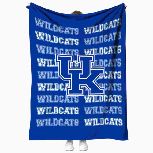 kentucky wildcats fan pride blue blanket best selling
