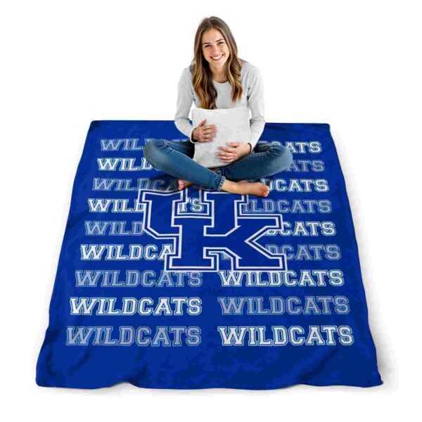 kentucky wildcats fan pride blue blanket high quality