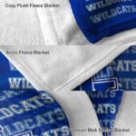 kentucky wildcats fan pride blue blanket premium grade