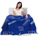 kentucky wildcats fan spirit blue blanket latest model