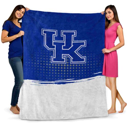 kentucky wildcats gradient dots blue blanket fashion forward