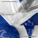 kentucky wildcats gradient dots blue blanket best selling