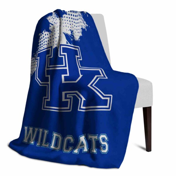 kentucky wildcats grunge texture blue blanket top rated